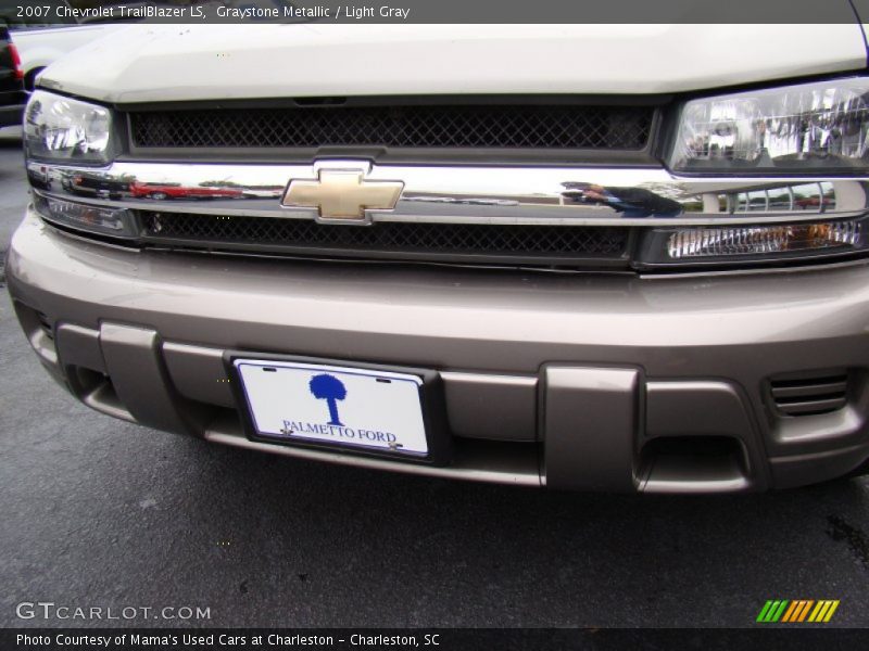 Graystone Metallic / Light Gray 2007 Chevrolet TrailBlazer LS