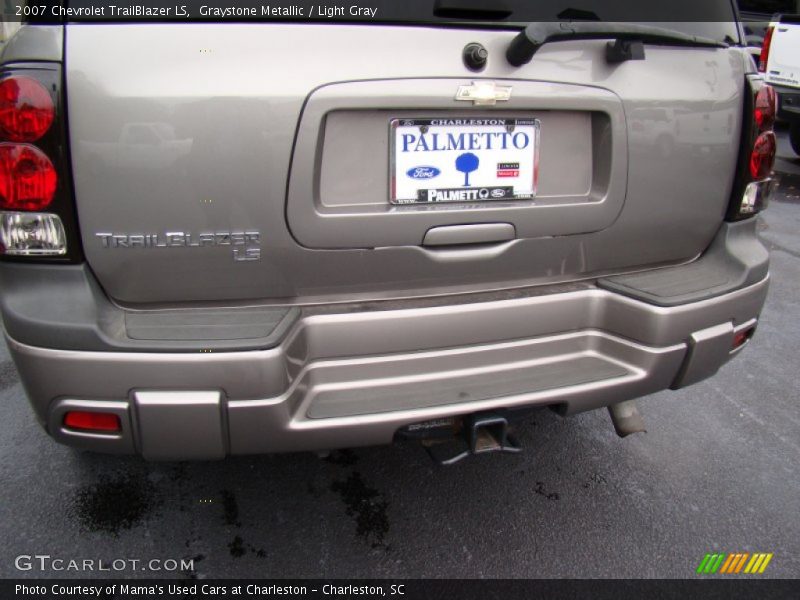 Graystone Metallic / Light Gray 2007 Chevrolet TrailBlazer LS
