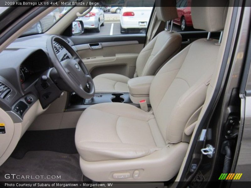 Metal Bronze / Beige 2009 Kia Borrego LX V6 4x4