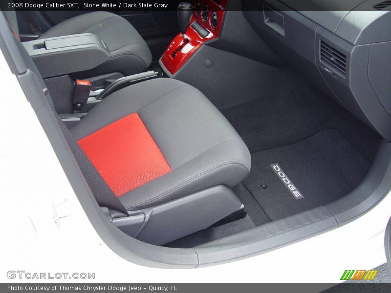 Stone White / Dark Slate Gray 2008 Dodge Caliber SXT