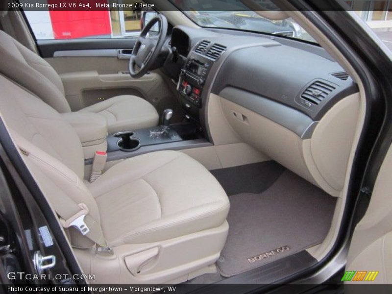 Metal Bronze / Beige 2009 Kia Borrego LX V6 4x4