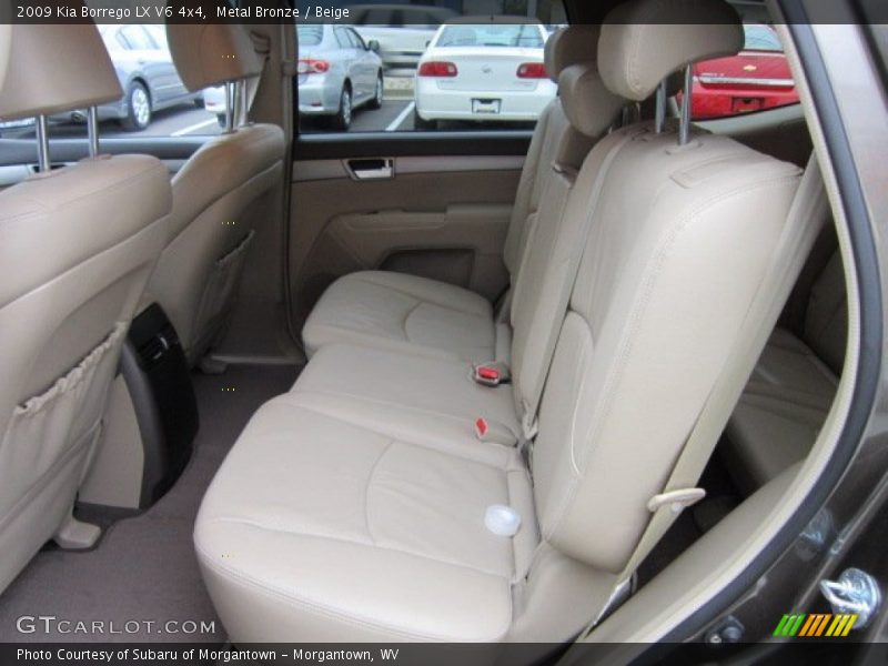 Metal Bronze / Beige 2009 Kia Borrego LX V6 4x4