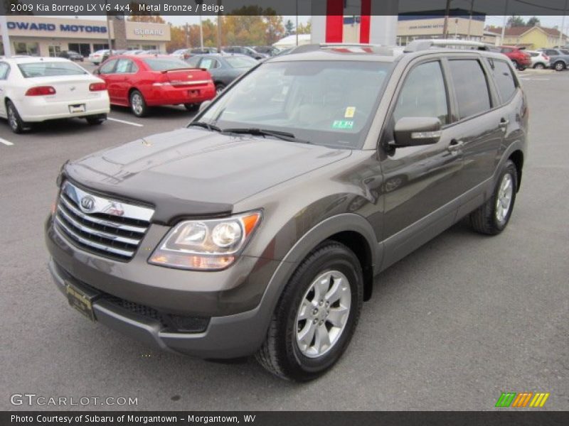 Metal Bronze / Beige 2009 Kia Borrego LX V6 4x4