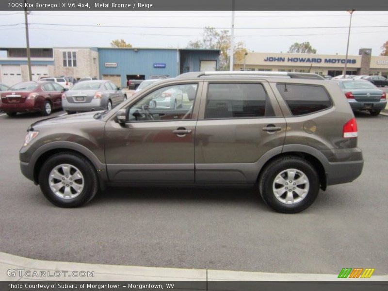 Metal Bronze / Beige 2009 Kia Borrego LX V6 4x4