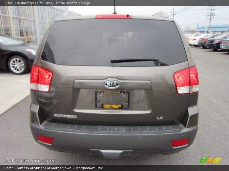 Metal Bronze / Beige 2009 Kia Borrego LX V6 4x4