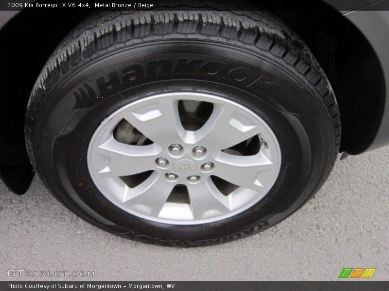 Metal Bronze / Beige 2009 Kia Borrego LX V6 4x4