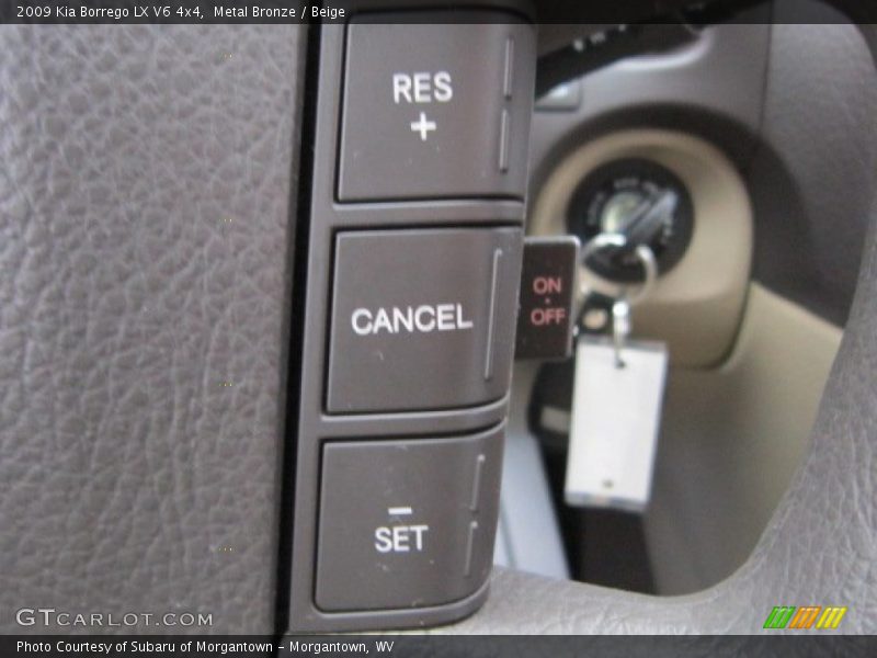 Metal Bronze / Beige 2009 Kia Borrego LX V6 4x4