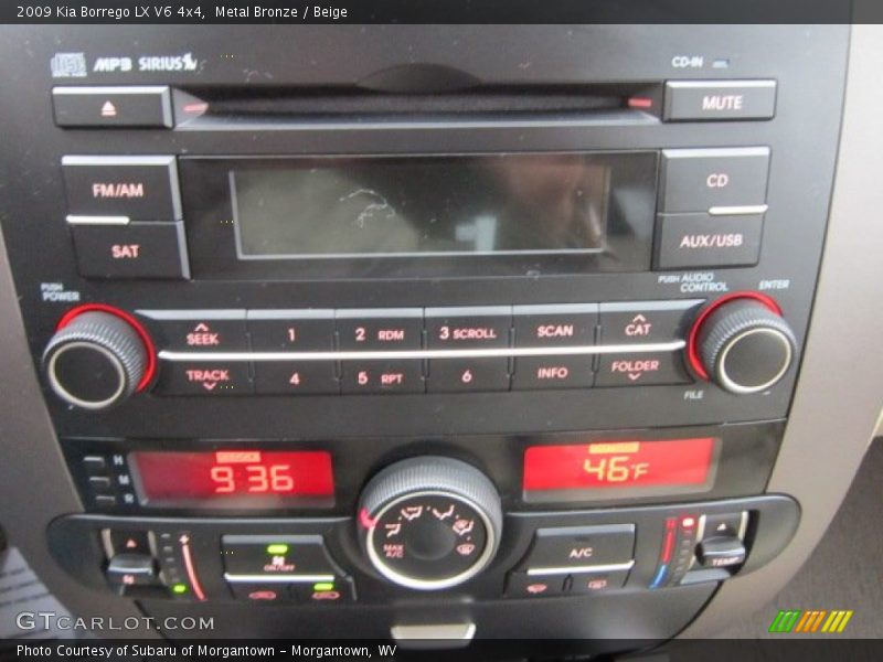 Metal Bronze / Beige 2009 Kia Borrego LX V6 4x4