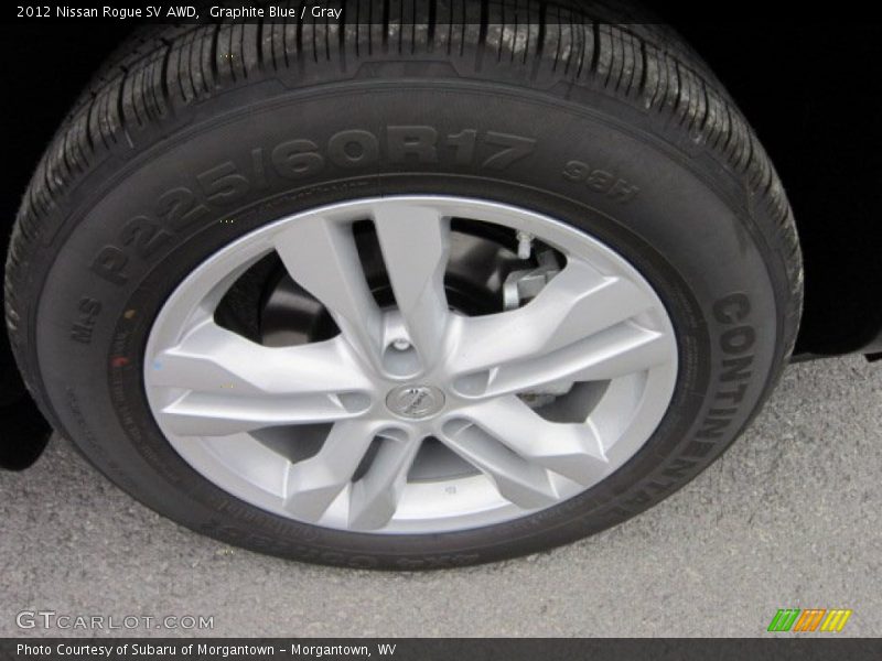 Graphite Blue / Gray 2012 Nissan Rogue SV AWD