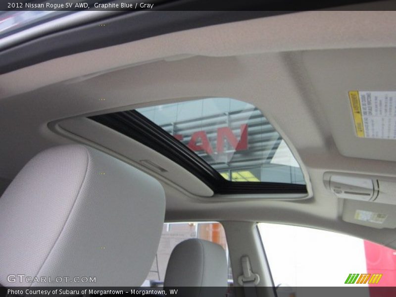 Graphite Blue / Gray 2012 Nissan Rogue SV AWD