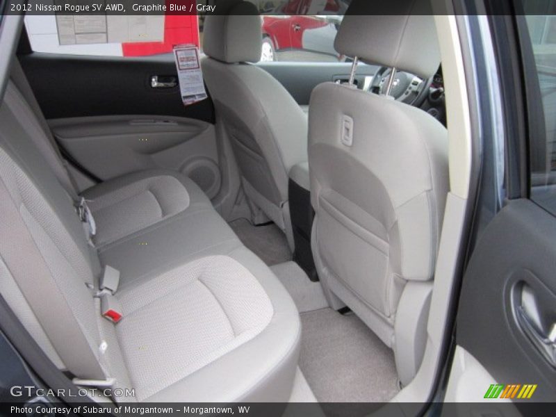 2012 Rogue SV AWD Gray Interior
