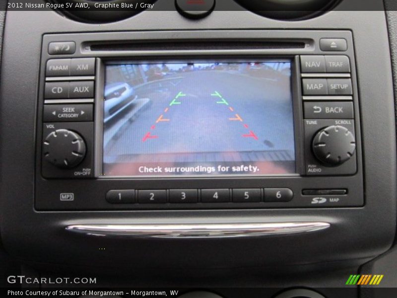 Graphite Blue / Gray 2012 Nissan Rogue SV AWD