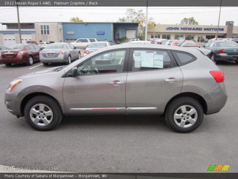 Platinum Graphite / Black 2012 Nissan Rogue S AWD