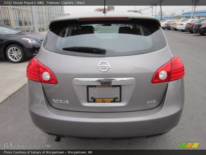 Platinum Graphite / Black 2012 Nissan Rogue S AWD