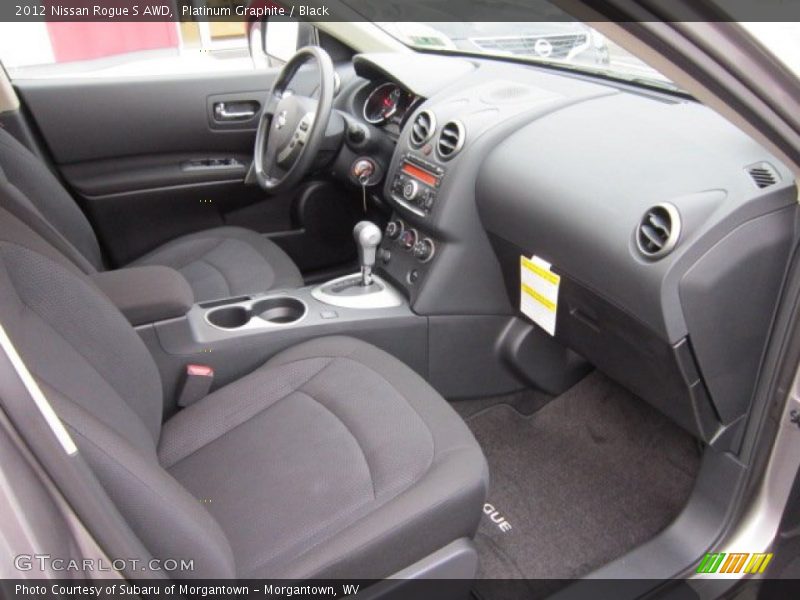  2012 Rogue S AWD Black Interior