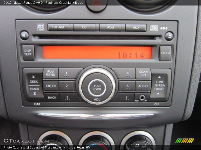 Audio System of 2012 Rogue S AWD