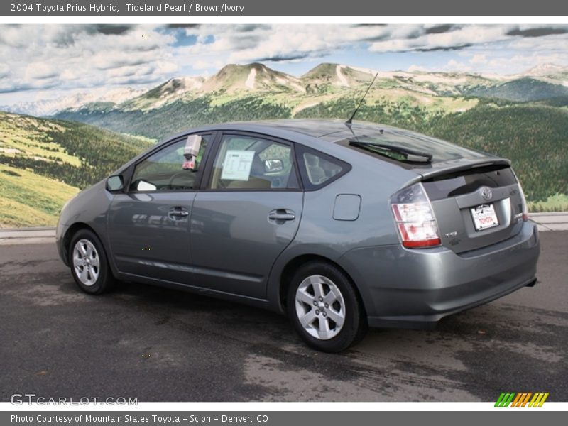 Tideland Pearl / Brown/Ivory 2004 Toyota Prius Hybrid