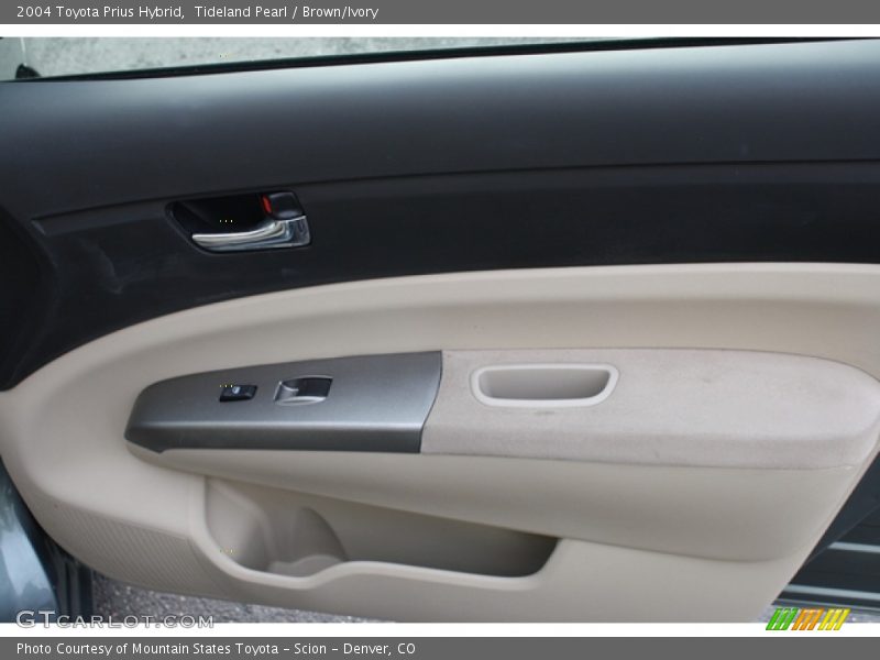 Tideland Pearl / Brown/Ivory 2004 Toyota Prius Hybrid