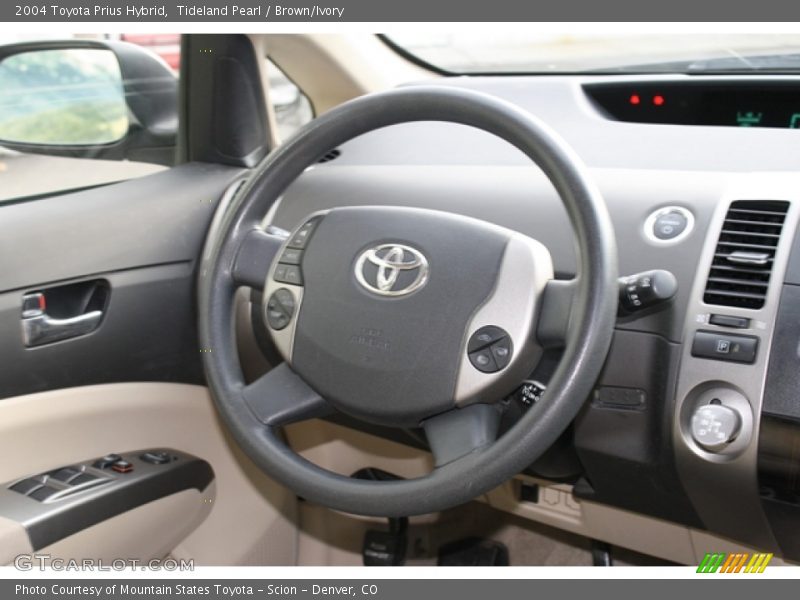 Tideland Pearl / Brown/Ivory 2004 Toyota Prius Hybrid
