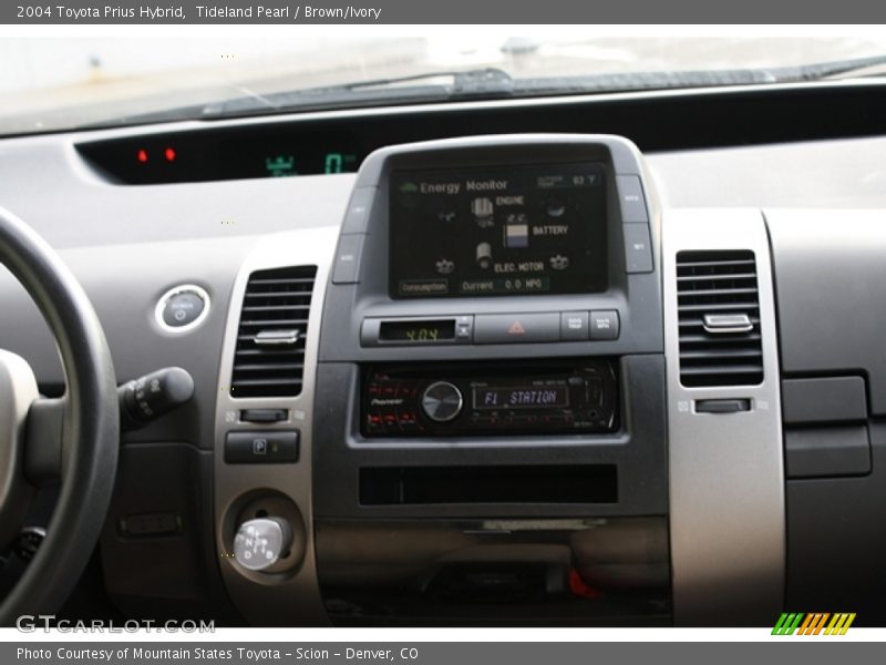 Tideland Pearl / Brown/Ivory 2004 Toyota Prius Hybrid