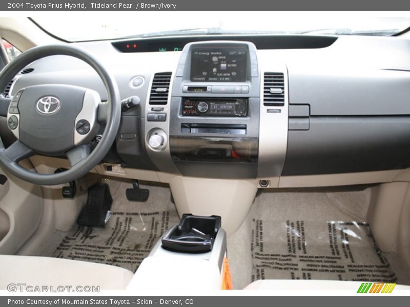 Tideland Pearl / Brown/Ivory 2004 Toyota Prius Hybrid