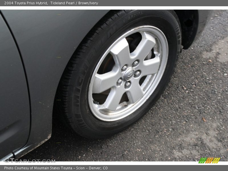 Tideland Pearl / Brown/Ivory 2004 Toyota Prius Hybrid