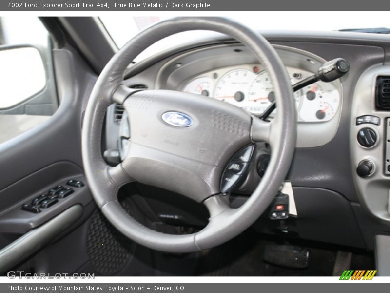 True Blue Metallic / Dark Graphite 2002 Ford Explorer Sport Trac 4x4