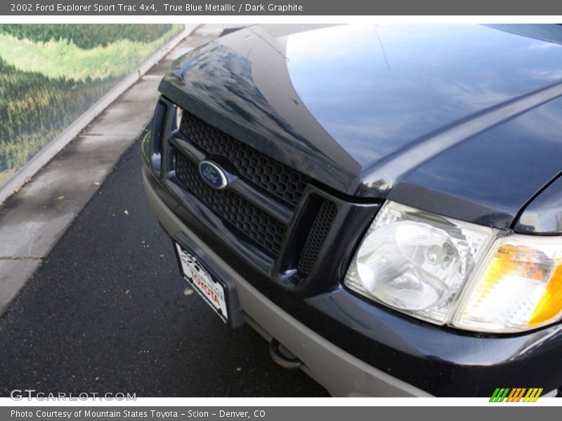 True Blue Metallic / Dark Graphite 2002 Ford Explorer Sport Trac 4x4