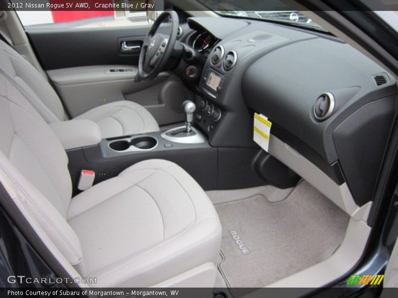  2012 Rogue SV AWD Gray Interior