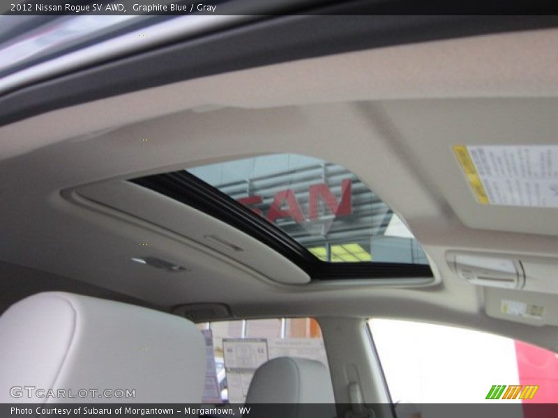 Graphite Blue / Gray 2012 Nissan Rogue SV AWD