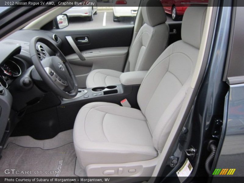  2012 Rogue SV AWD Gray Interior