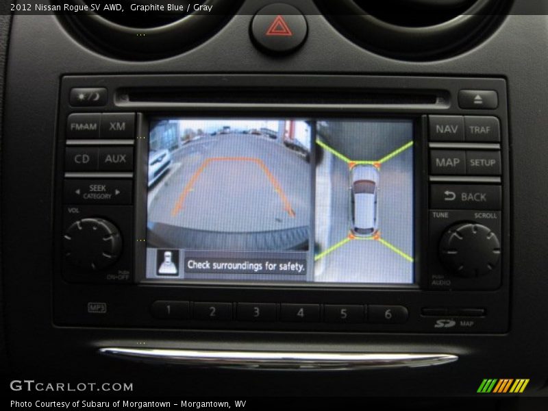 Graphite Blue / Gray 2012 Nissan Rogue SV AWD