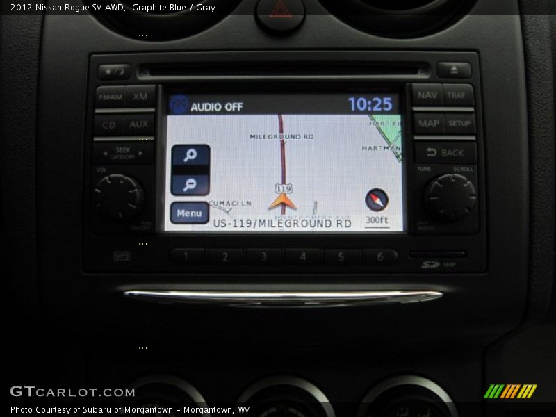 Graphite Blue / Gray 2012 Nissan Rogue SV AWD