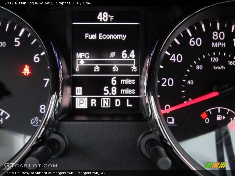 Graphite Blue / Gray 2012 Nissan Rogue SV AWD