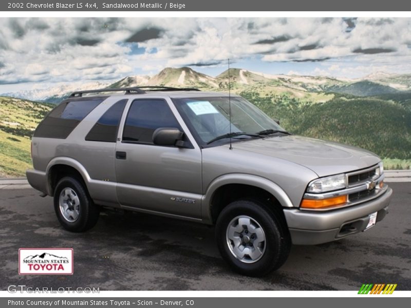 Sandalwood Metallic / Beige 2002 Chevrolet Blazer LS 4x4