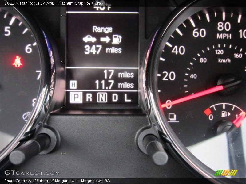 Platinum Graphite / Gray 2012 Nissan Rogue SV AWD