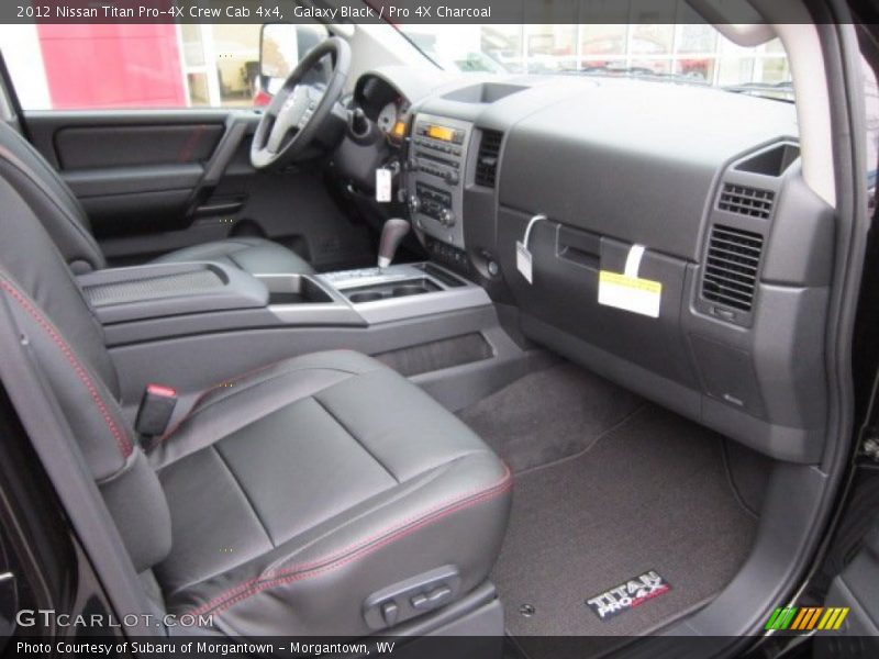  2012 Titan Pro-4X Crew Cab 4x4 Pro 4X Charcoal Interior