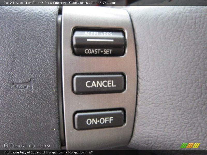 Galaxy Black / Pro 4X Charcoal 2012 Nissan Titan Pro-4X Crew Cab 4x4