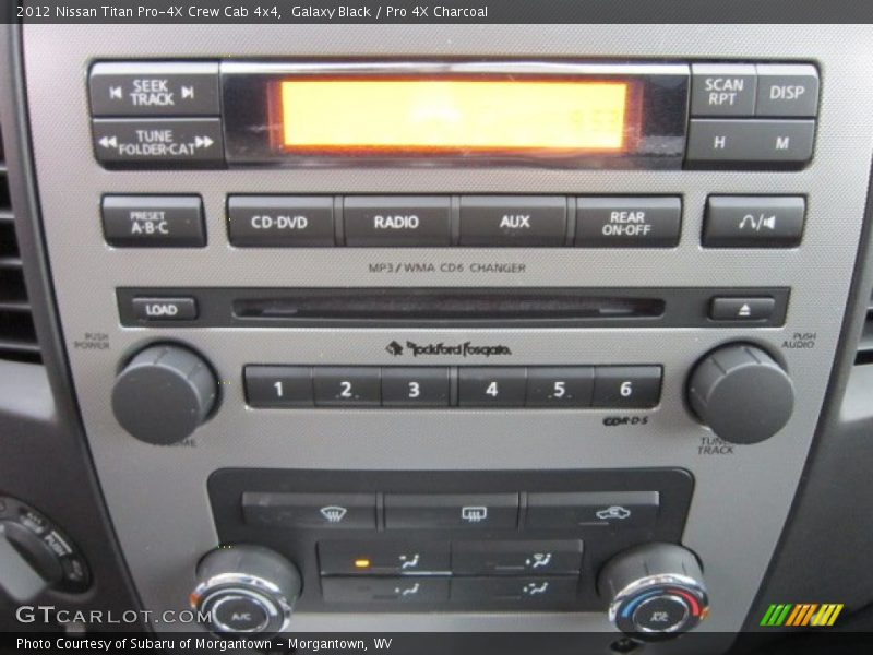 Galaxy Black / Pro 4X Charcoal 2012 Nissan Titan Pro-4X Crew Cab 4x4