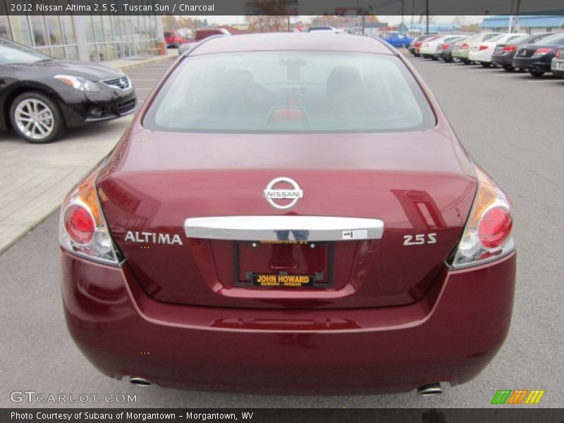 Tuscan Sun / Charcoal 2012 Nissan Altima 2.5 S