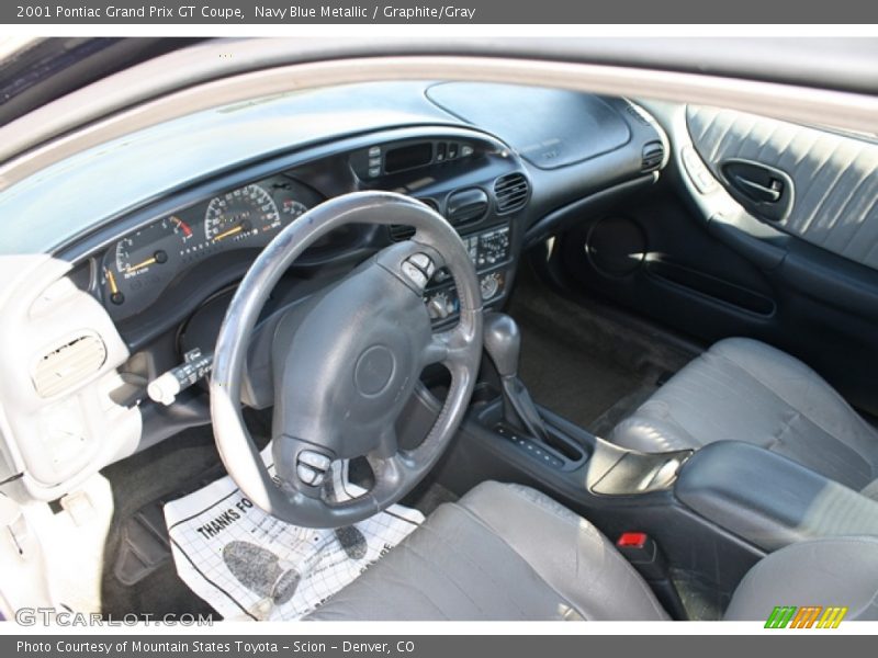  2001 Grand Prix GT Coupe Graphite/Gray Interior