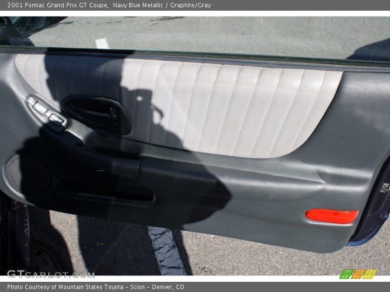 Navy Blue Metallic / Graphite/Gray 2001 Pontiac Grand Prix GT Coupe