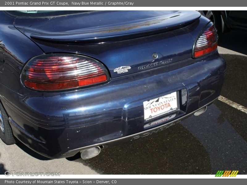 Navy Blue Metallic / Graphite/Gray 2001 Pontiac Grand Prix GT Coupe