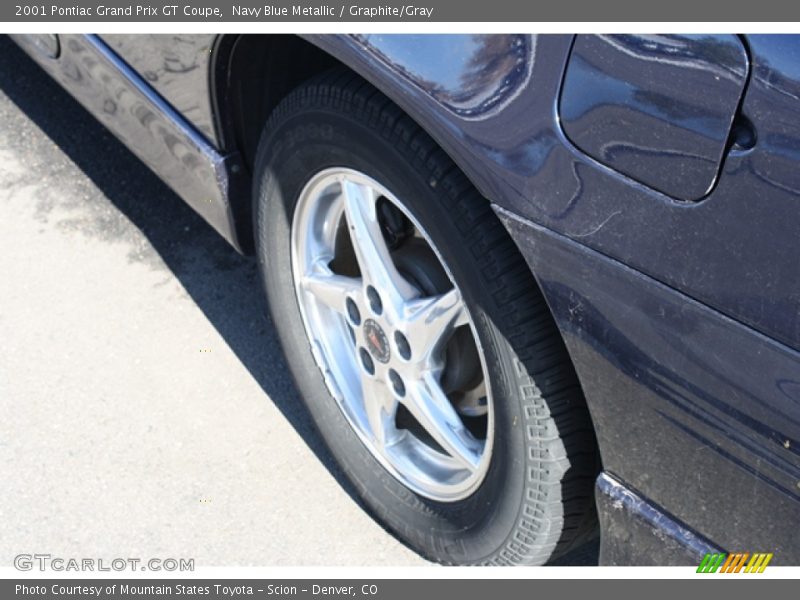 Navy Blue Metallic / Graphite/Gray 2001 Pontiac Grand Prix GT Coupe