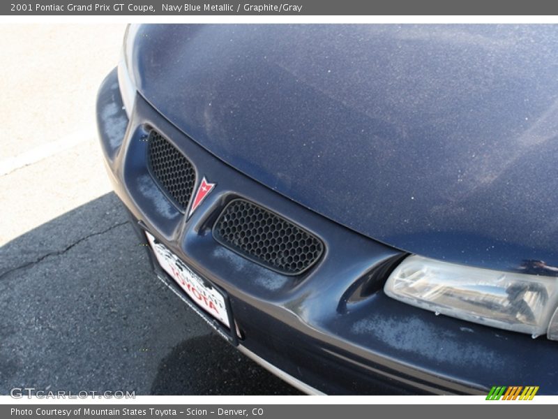 Navy Blue Metallic / Graphite/Gray 2001 Pontiac Grand Prix GT Coupe