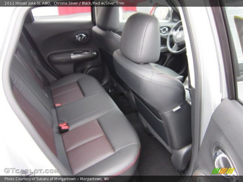 Chrome Silver / Black/Red w/Silver Trim 2011 Nissan Juke SL AWD
