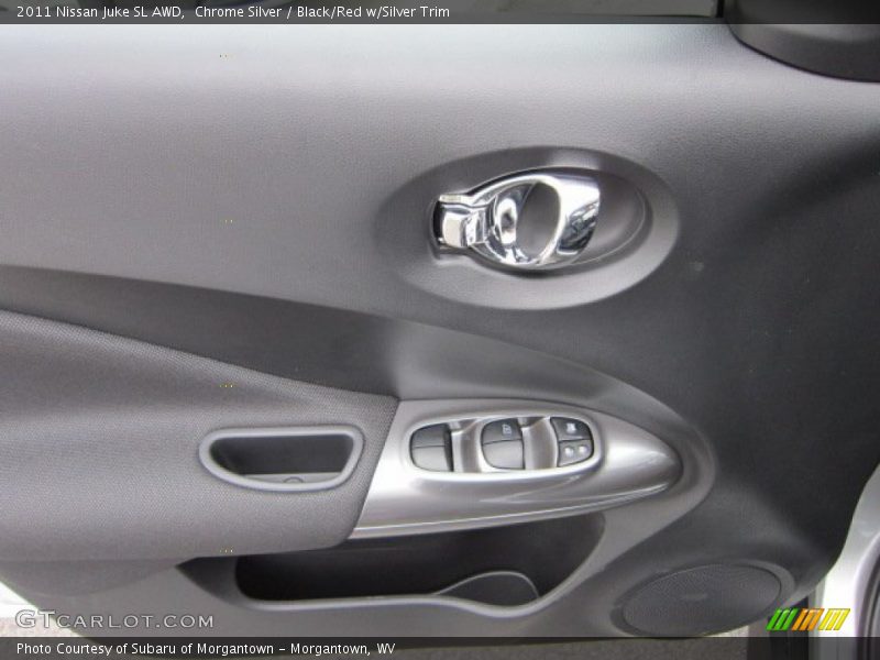 Chrome Silver / Black/Red w/Silver Trim 2011 Nissan Juke SL AWD
