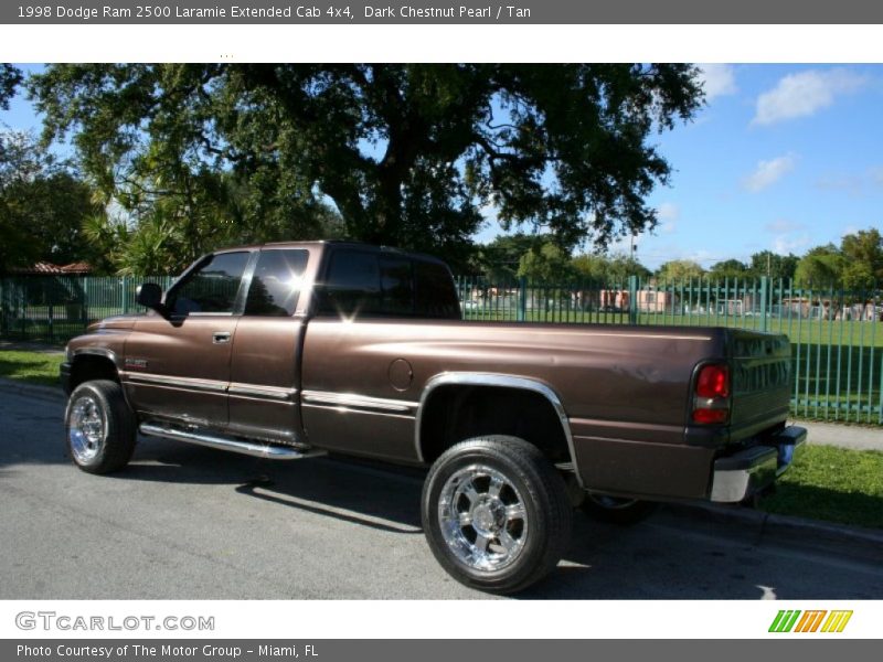 Dark Chestnut Pearl / Tan 1998 Dodge Ram 2500 Laramie Extended Cab 4x4