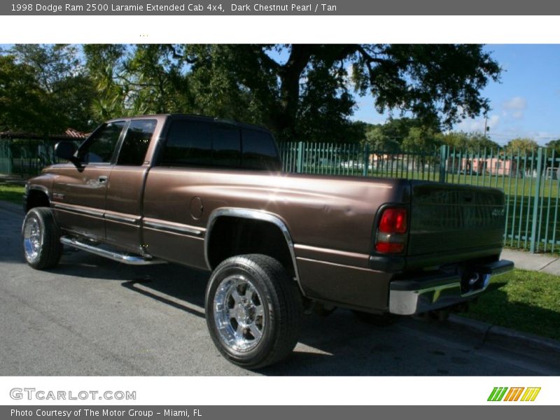 Dark Chestnut Pearl / Tan 1998 Dodge Ram 2500 Laramie Extended Cab 4x4
