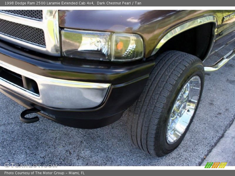 Dark Chestnut Pearl / Tan 1998 Dodge Ram 2500 Laramie Extended Cab 4x4